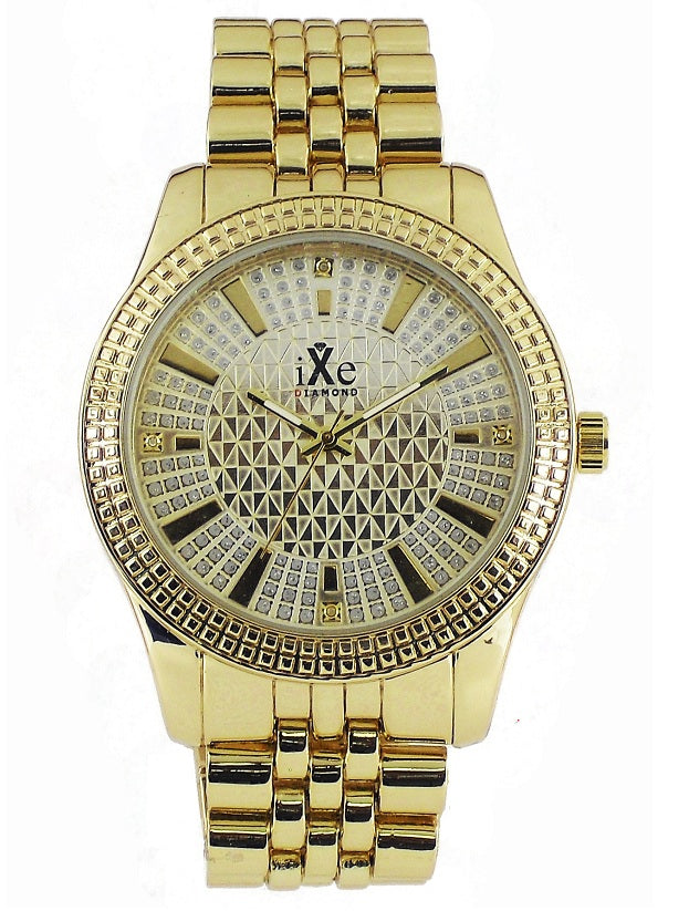 Ixe quartz diamond watch Clearance